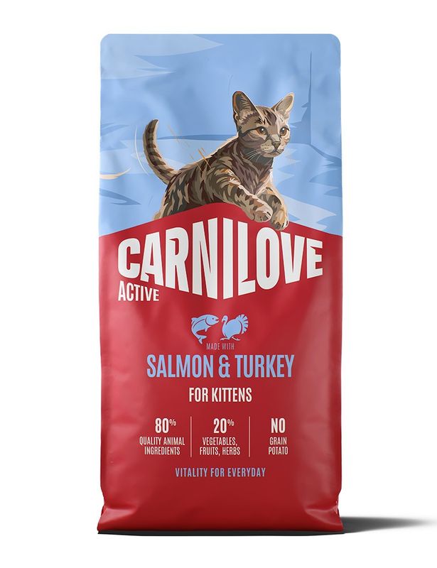 Carnilove Cat Active Kitten Lax & Kalkon