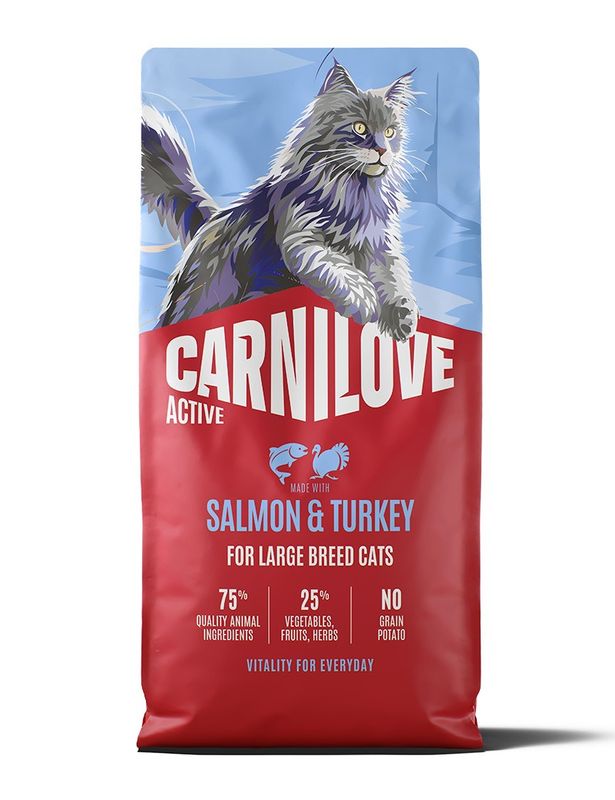 Carnilove Cat Active Large Breed Lax & Kalkon
