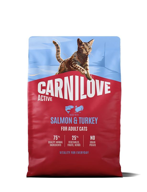 Carnilove Cat Active Adult Lax & Kalkon