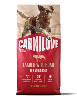 Carnilove Dog Active Adult Lamm & Vildsvin