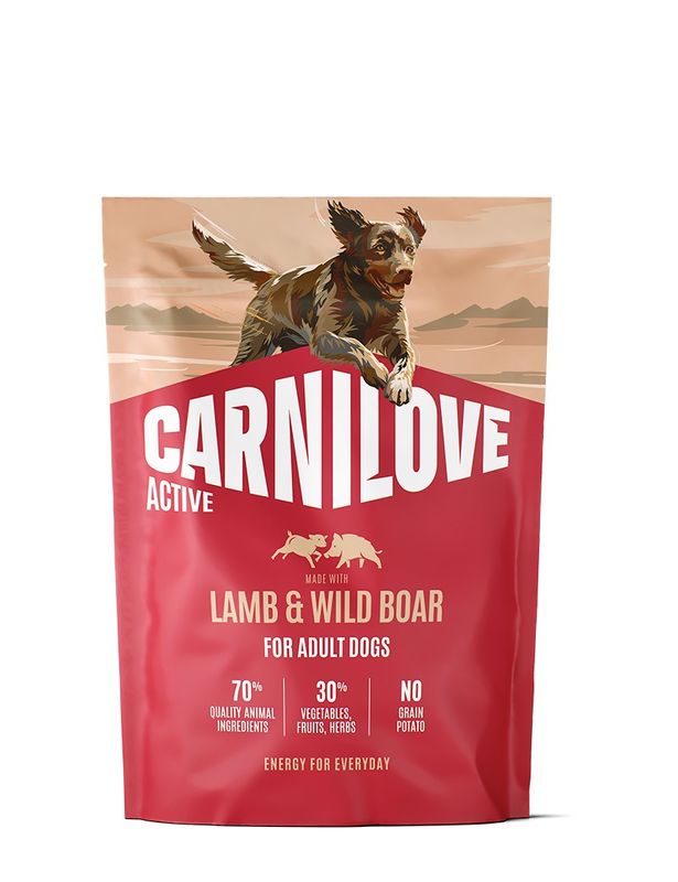 Carnilove Dog Active Adult Lamm & Vildsvin