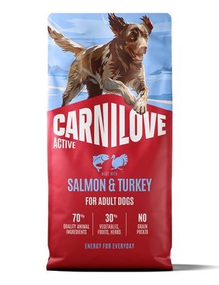 Carnilove Dog Active Adult Lax & Kalkon