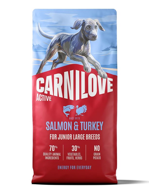Carnilove Dog Active Junior Large Lax & Kalkon