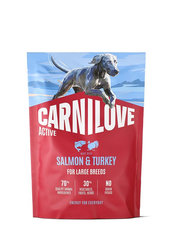 Carnilove Dog Active Large Breed Lax & Kalkon