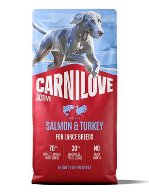 Carnilove Dog Active Large Breed Lax & Kalkon