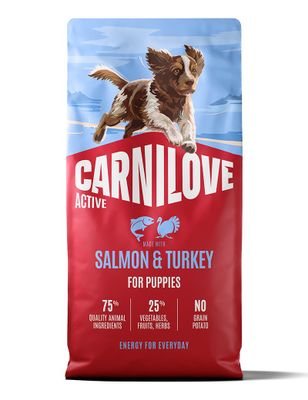 Carnilove Dog Active Puppy Lax & Kalkon