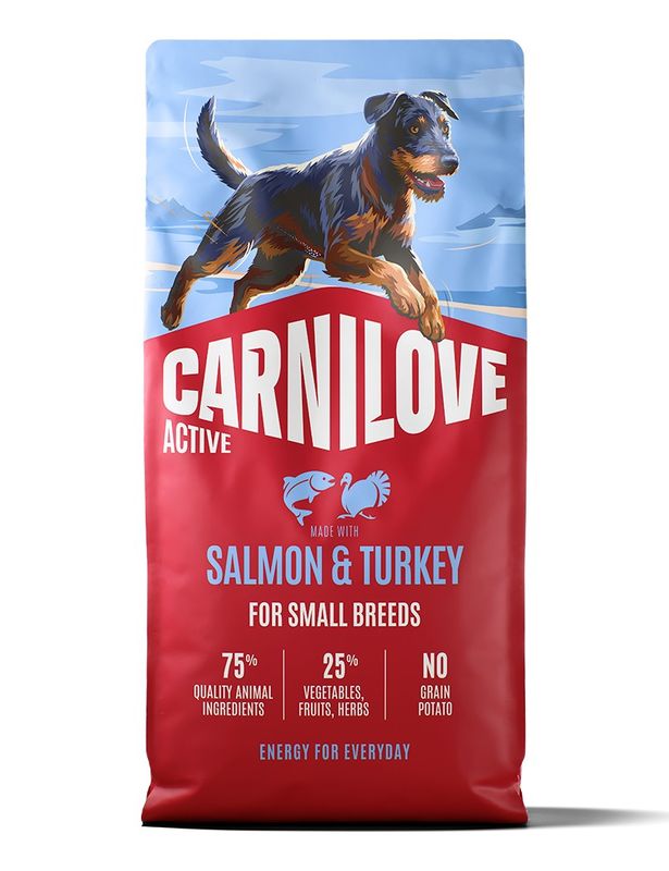 Carnilove Dog Active Small Breed Lax & Kalkon