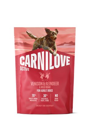 Carnilove Dog Active Adult Vilt, Ren & Vildsvin