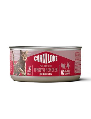 Carnilove Cat Paté Kalkon & Ren 100 g