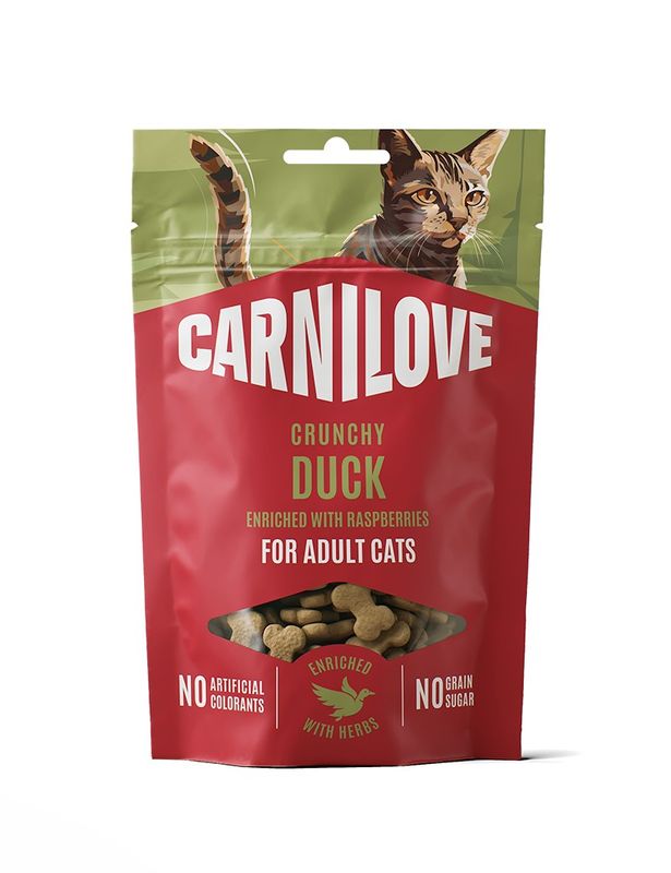 Carnilove Cat Crunchy Snack Anka & Hallon 50 g