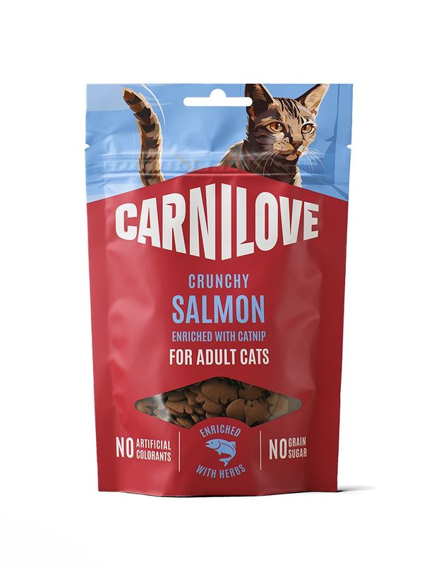 Carnilove Cat Crunchy Snack Lax & Kattmynta 50 g