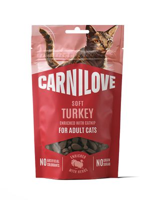 Carnilove Cat Soft Snack Kalkon & Kattmynta 50 g