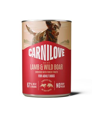 Carnilove Dog Paté Lamm & Vildsvin 400 g