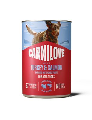 Carnilove Dog Paté Lax & Kalkon 400 g