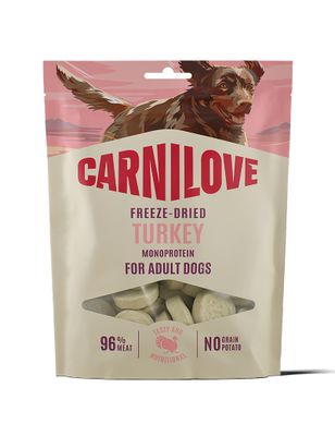 Carnilove Dog Freeze Dried Kalkon 60 g