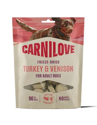 Carnilove Dog Freeze Dried Kalkon & Vilt 60 g