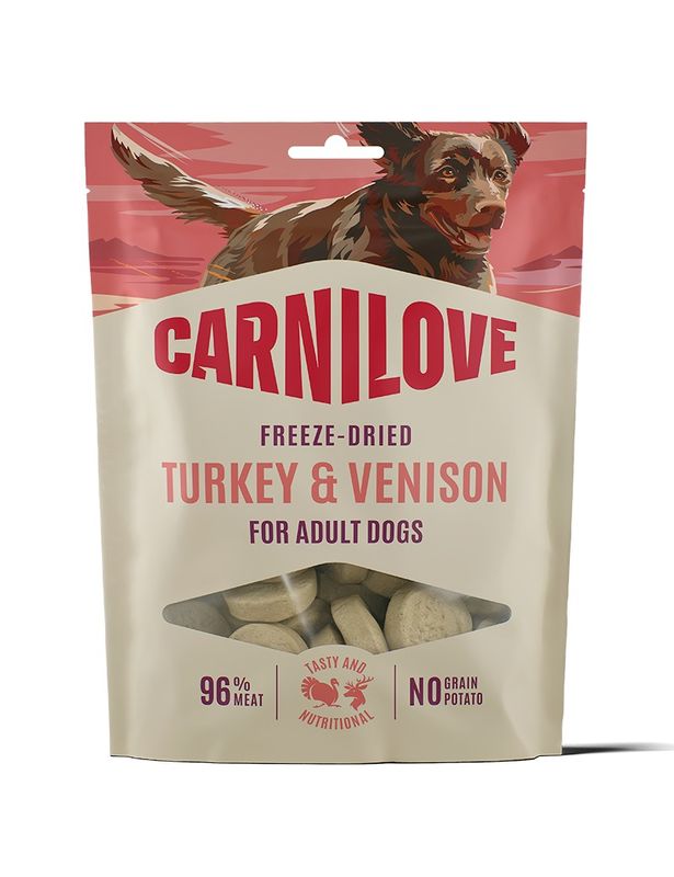 Carnilove Dog Freeze Dried Kalkon & Vilt 60 g