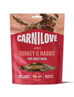 Carnilove Dog Jerky Kalkon & Kanin 100 g