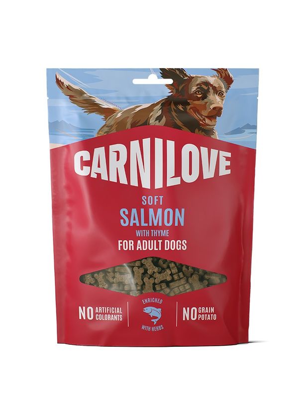 Carnilove Dog Soft Snack Small Lax & Timjan 200 g
