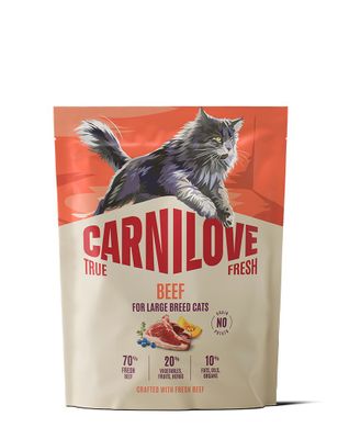 Carnilove Cat True Fresh Large Breed Nötkött