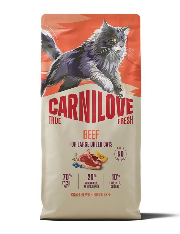 Carnilove Cat True Fresh Large Breed Nötkött
