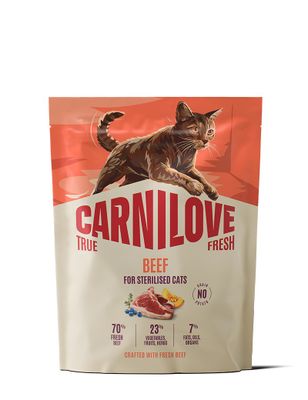 Carnilove Cat True Fresh Sterilised Nötkött