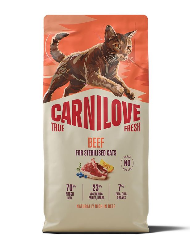 Carnilove Cat True Fresh Sterilised Nötkött