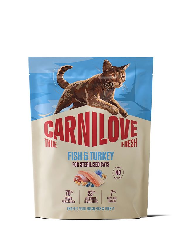 Carnilove Cat True Fresh Sterilised Fisk & Kalkon