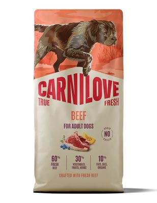 Carnilove Dog True Fresh Adult Nötkött