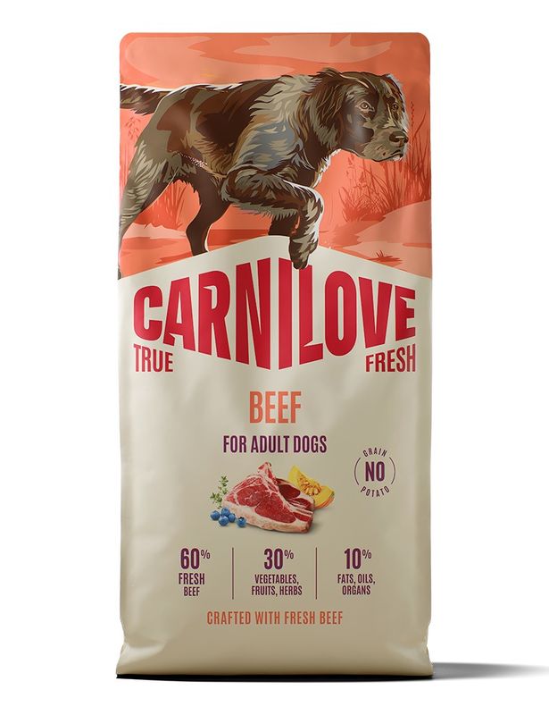 Carnilove Dog True Fresh Adult Nötkött