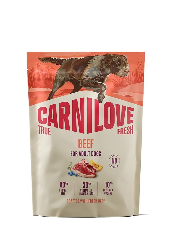 Carnilove Dog True Fresh Adult Nötkött