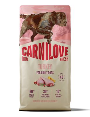 Carnilove Dog True Fresh Adult Kalkon
