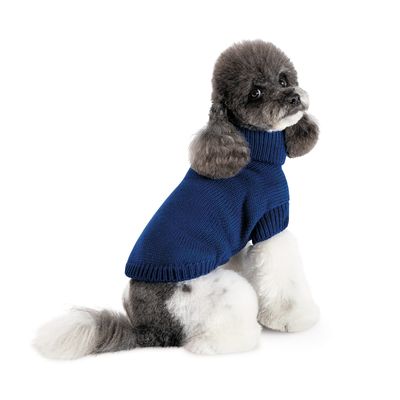 Stickad Hundtröja Sam Blå