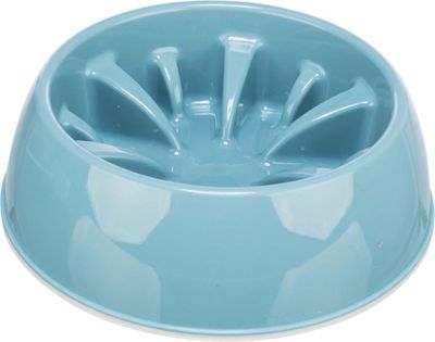 Slow Feed skål, plast/TPR, 0.3 l/ø 16 cm