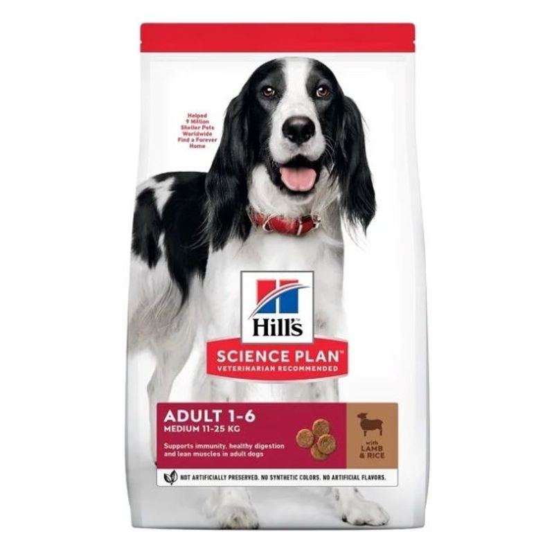 Hills Science Plan Canine Adult Medium Lamb & Rice