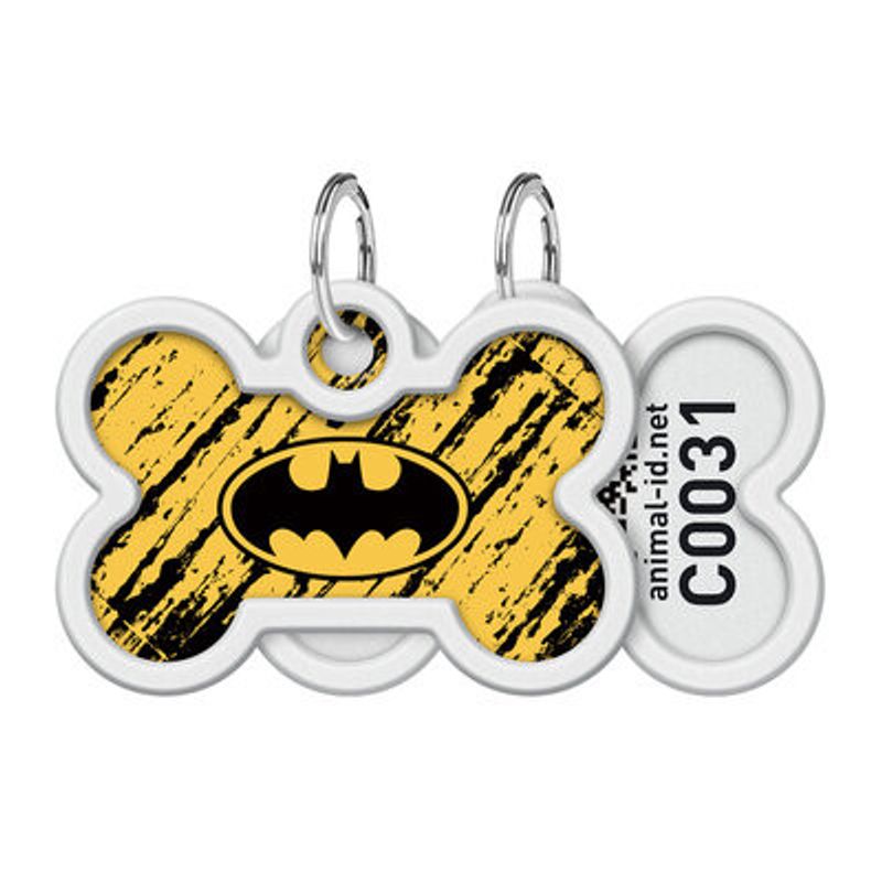WAUDOG Smart ID Bricka för Hund & Katt Batman sketch Ben 40mm
