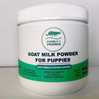 Getmjölkspulver till hund