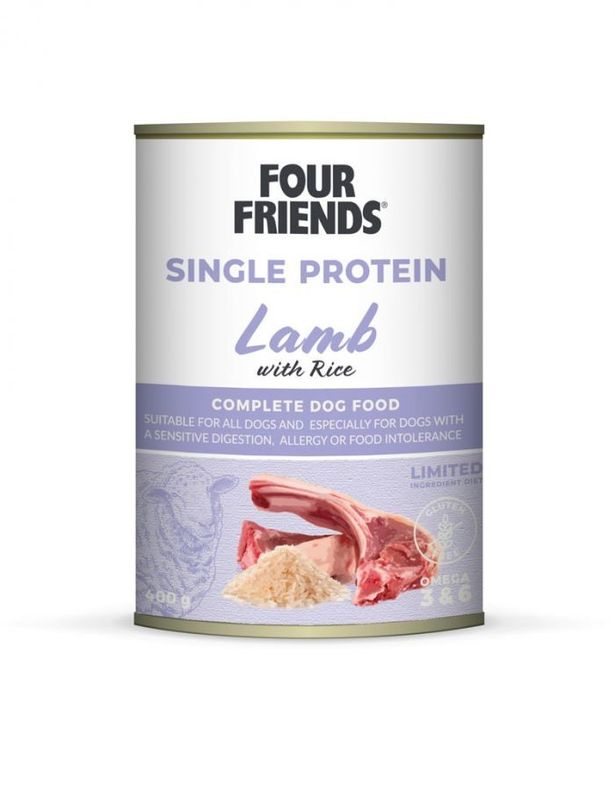 FourFriends Dog Lamb & Rice 400g