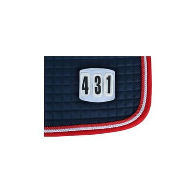 Tävlingsnummer Fyrkantig Kardborrfäste