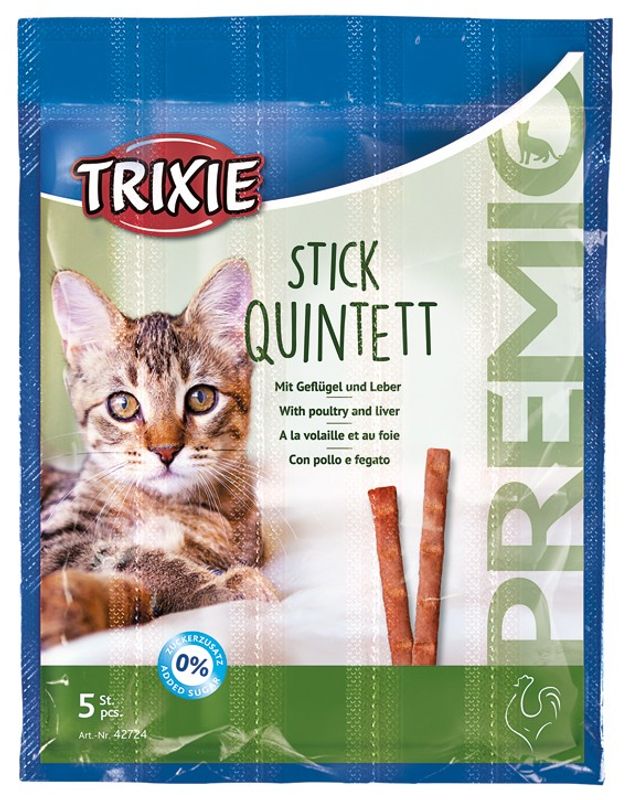 PREMIO Stick Quintett Fågel&Lever 5x5g