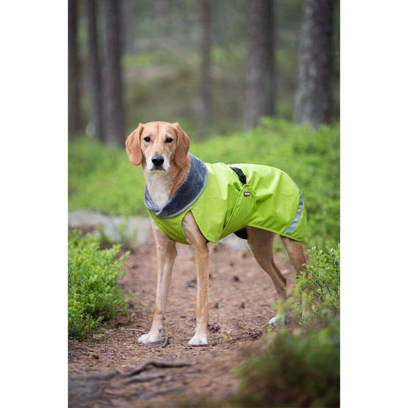 Pomppa Kevyt Lätt Fodrat Regntäcke Lime