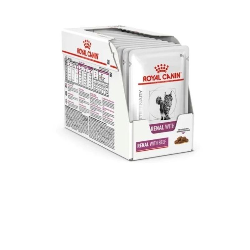 RCV Cat Renal Beef wet 12x85g
