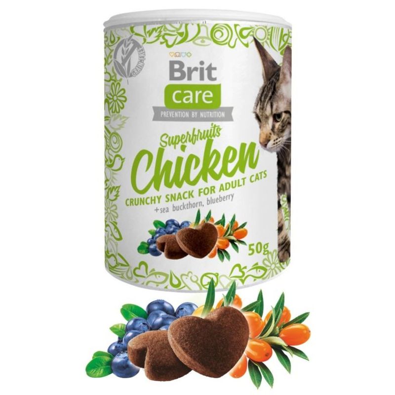 Brit Care Cat Snack Superfruits Chicken 100g