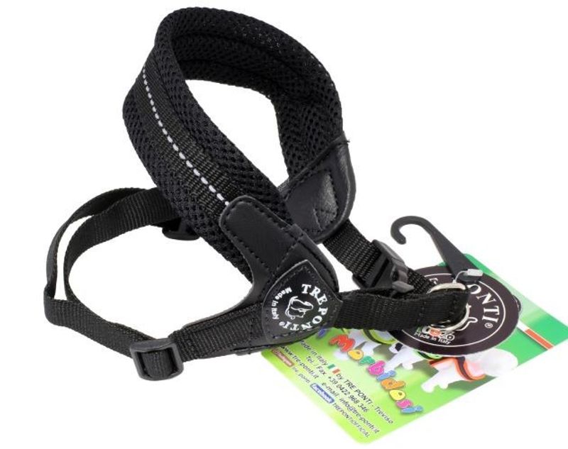 Sele Tre Ponti Mesh Spänne, Svart