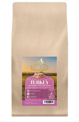 Sereno Grain Free Puppy Small Breed Kalkon med Anka