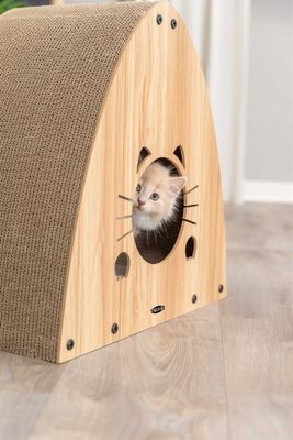 Klöshus, MDF, 48 x 48 x 28 cm, ljusbrun