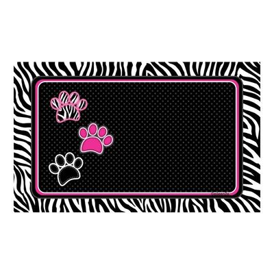 Underlägg Zebra Drymate (51x30 cm Svart)
