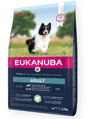 Eukanuba Dog Senior Small/Medium Lamm & Ris