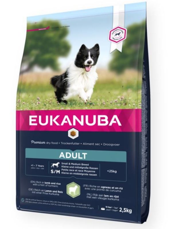 Eukanuba Dog Senior Small/Medium Lamm & Ris