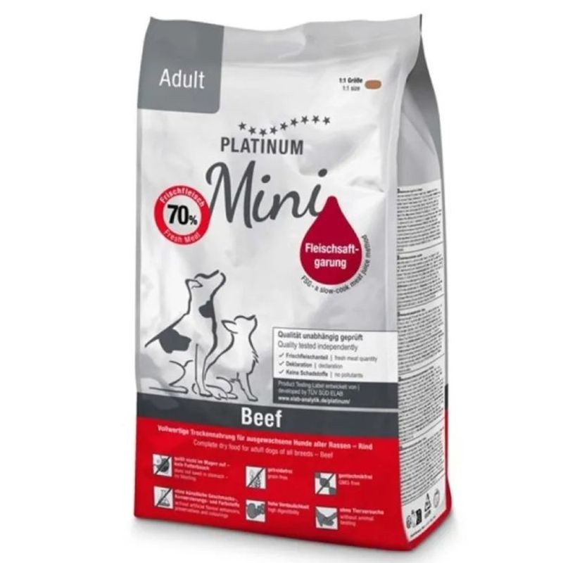 Platinum Mini Adult Beef & Potato 900 g